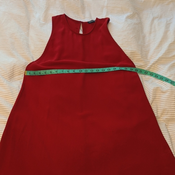 EUC American Apparel red sleeveless mini dress - Picture 6 of 7